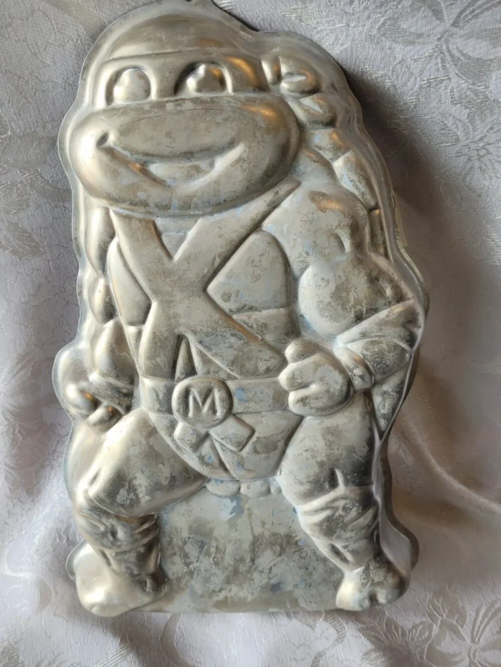 Vintage Wilton Teenage Mutant Ninja Turtles TMNT cake pan insert 1989 Mirage